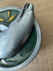 Dolphin Fish Wildlife Enamel Metal Belt Buckle