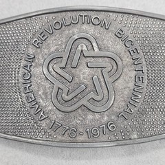 1776 – 1976 American Revolution Bicentennial Belt Buckle By LEE CO