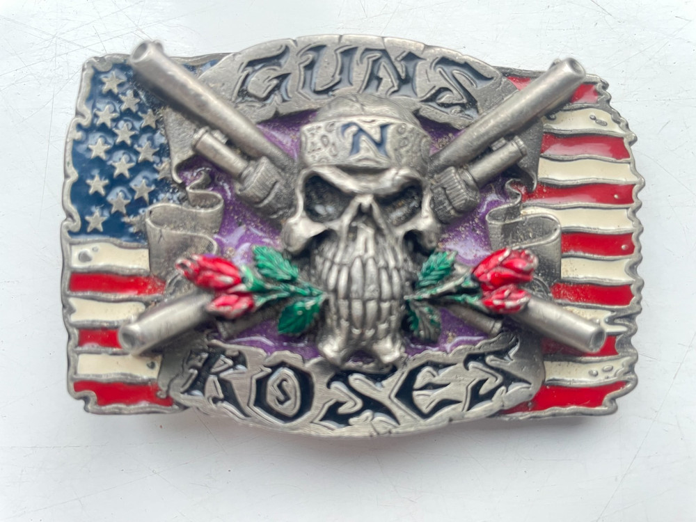 Guns N Roses 1994 vintage Belt Buckle The Brockum Collection Made In U.S.A.№4094