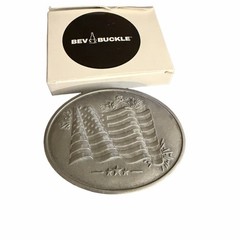 Bev Belt Buckle American Flag Fireworks Beverage Beer Holder Patriotic New
