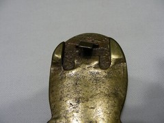 Seagull Themed – Vintage – 2 Piece Brass – 7/8&Prime; x 6 1/2&Prime; Skinny Belt Buckle!