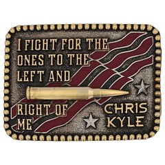 Montana Silversmiths Attitude Officially Licensed Chris Kyle Western Belt Buckle