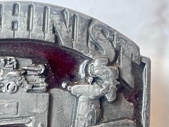 1987 Siskiyou Buckle Co Belt Buckle Machinist R-50 Williams Oregon USA