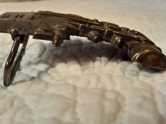 BBB Baron Solid Brass Train Engine Railroad Belt Buckle Vintage 1978 4.25×2.25&Prime;