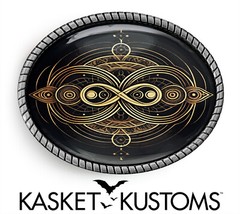 Infinity Belt Buckle – Ornate Symbol BoHo Handmade Oval Belt Buckle – 649