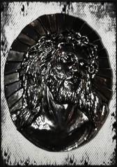 RELIGIOUS CROSS JESUS BLESSING BELT BUCKLE