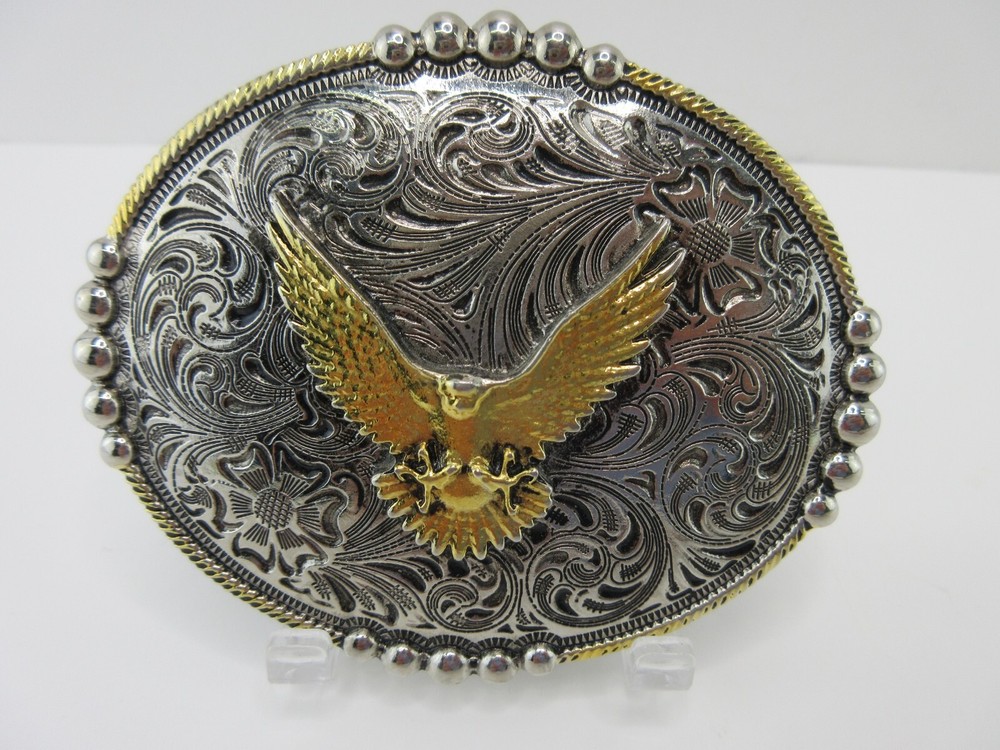 Vintage Western Eagle Belt Buckle – Rodeo Style Cowboy Cowgirl Accessory