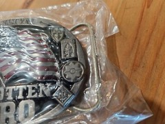 Belt Buckle Vietnam Veteran Forgotten Hero Cool Cast 1980s
