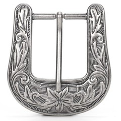 BELTROAD Western Belt Buckles for Men Women Cowboy Medium, 09-silver (Flower)