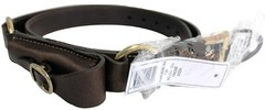 Double Ring with Pouch Leather Hobble Belt Chestnut NEW – All Sizes