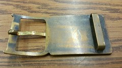 14Bf Vtg 1961 Usa Bowling Congress League Award Belt Buckle Most Improved Aver