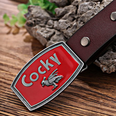 Cocky Belt Buckle for Men Western Cowboy Funny Cocky Rooster Belt Buckles for Wo