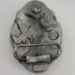 Vintage 1998 Siskiyou Pewter 3 Dimensional Eagle Belt Buckle AG33