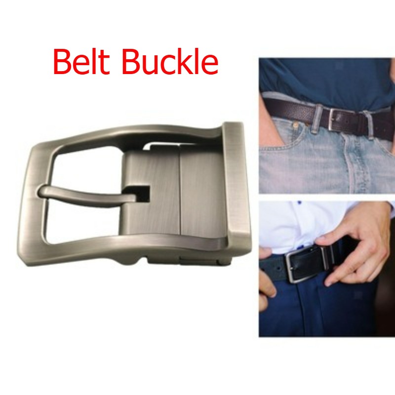 Alloy Belt Buckle Single Prong Wide Belt Accessories Rectangle Pin Belt Buckle