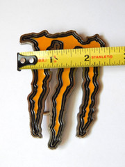 NEW!! Monster Energy Drink Logo Metal Belt Buckle YELLOW
