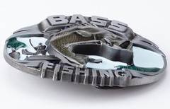 Belt Buckle Bass Fishing Handmade Belt Accessories 86g/3oz. New