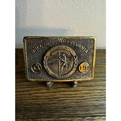 Rare hard to find Bell of Pennsylvania belt buckle 1983 Limited Edition