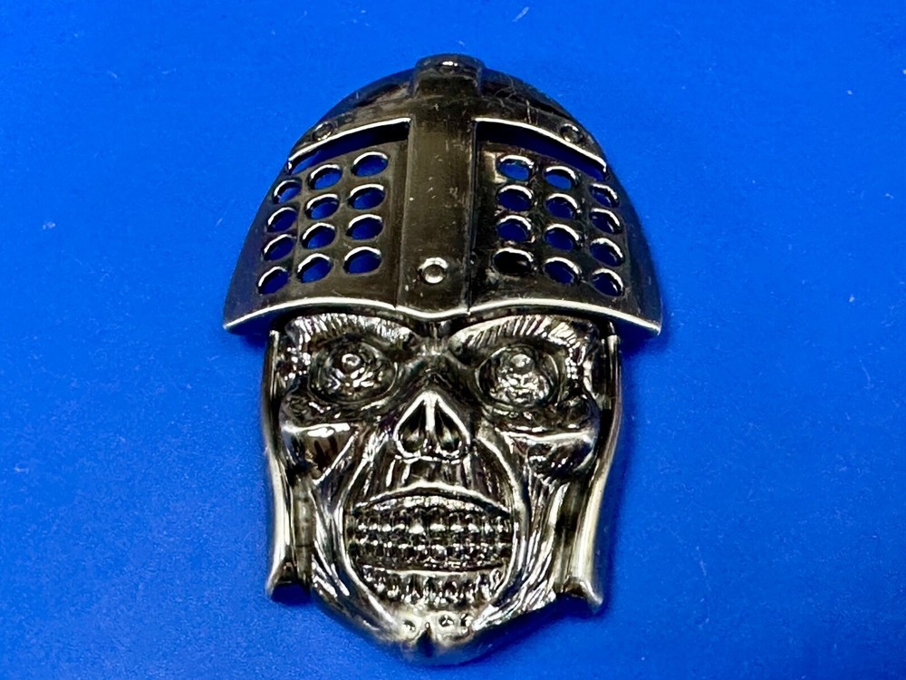Knights Helmet & Skull Belt Buckle Medieval Armor Design Belt Buckle