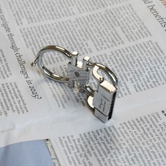 Salvatore Ferragamo Alloy Horseshoe Buckle Silvre for 34-35mm leather strap