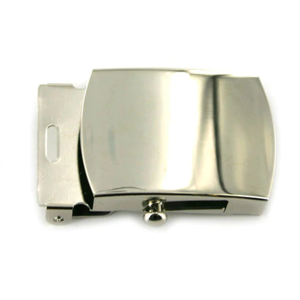 BELT BUCKLE SILVER MIRROR MALE