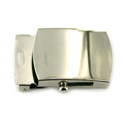BELT BUCKLE SILVER MIRROR MALE