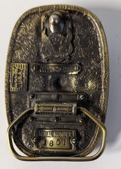 NEW OLD STOCK 1986 THE AMERICAN BUCKLE CO. BELT BUCKLE … SHRINER MASONIC
