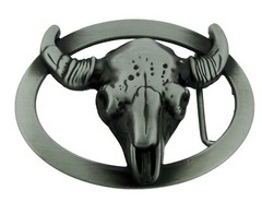 Texas Longhorn Bull Belt Buckles Mens Gold Silver Metal Western Cowgirl Cowboy