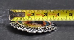NWOT Eagle Bird Belt Buckle Silver Tone Oxidation Design 4&Prime; G10