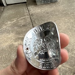 Silver Eagle Black Silver Metal Men&rsquo;s Eagle Belt Buckle Made in Japan