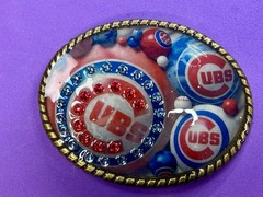 Chicago Cubs Baseball Team Sports Fan Collectible Belt Buckle