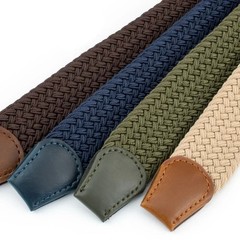 Mens Belt – Braided Stretch Golf Belt for Men Mens Gift for Golf Pants 105CM