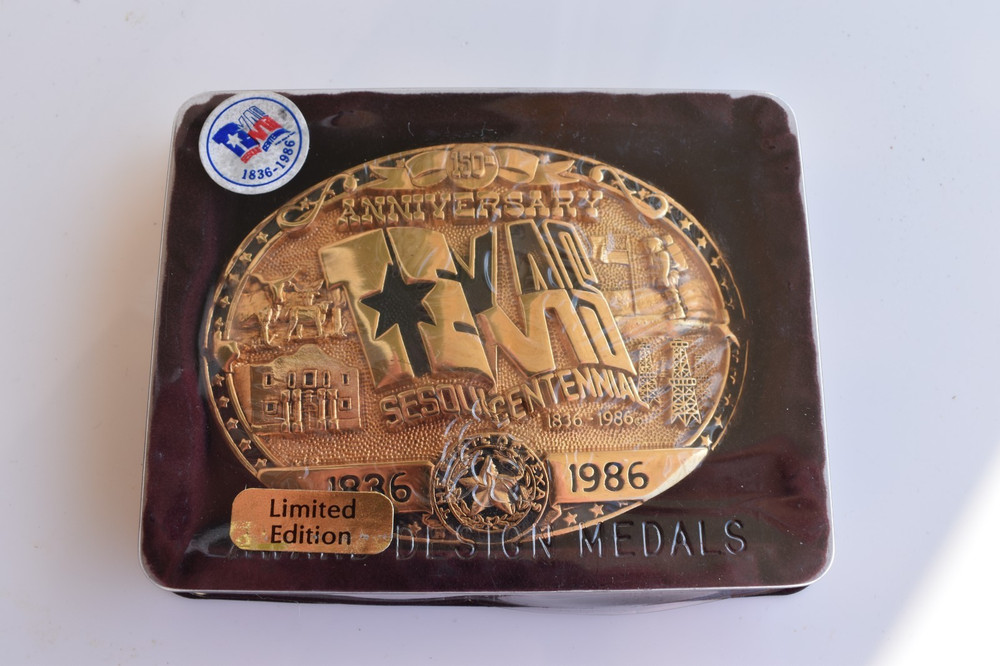 AWARD DESIGN MEDALS/HTS TEXAS SESQUINCENTENNIAL 150 YEARS 1836-1986 LIMITED 3054