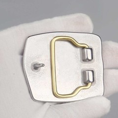 Fashion Stainless Steel Pin Belt Buckle Men&rsquo;s Belt Buckles fit 1.5&Prime;/38mm Belt US