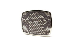 Snake Belt Buckle, Exotic Belt Buckle, ( 1.5 ») Removable Western Buckle