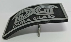 Vtg Dura Glass Belt Buckle Plastic Products Manufacturing