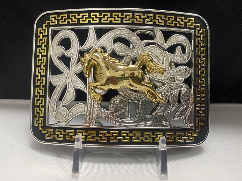 Horse western Style belt buckle hebilla Vaquera Con Caballo
