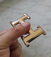 Belt Buckle Style. Gold Tone .