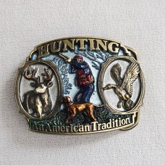 Belt Buckle – Great American Buckle Co. 1986 « Hunting an American Tradition »