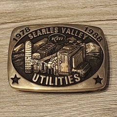 Choice – Vintage Belt Buckle – Fonz – Texas – BASS – Hesston – Fire Truck