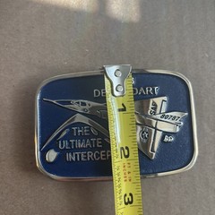 NOS Rainbow Metals F-106 Delta Dart The Ultimate Interceptor belt buckle #27/100