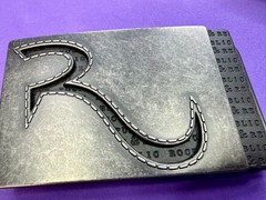 Rock & Republic R Logo America Jeans Brand Advertising Promotional Belt Buckle