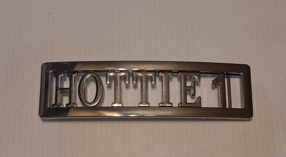 HOTTIE 1 CUSTOM Belt Buckle-Put ANY LETTERS &/OR NUMBERS on Buckle