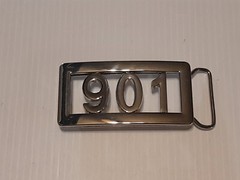 Area Code Number Custom Belt Buckle -Put your Any Number on Buckle
