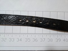 Ivan Taiwan Lone Star Belt Buckle with Size 34 Steerhide Belt 1.5” Wide