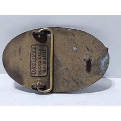 HH-65 Dolphin Helicopter Belt Buckle DynaBuckle Provo Utah Solid Brass