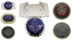 Mason Masonic Fraternal Compass Masonry Freemasonry Master Belt Buckle New Men