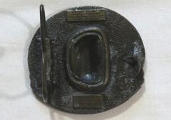 Sir Walter Raleigh Vintage Belt Buckle 1978 Smoking Tobacco Ad Bottle Opener