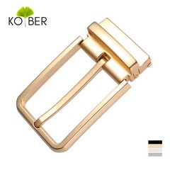 35mm Golden Belt Buckle for Men Solid Alloy Silver Pin Buckle Fashion