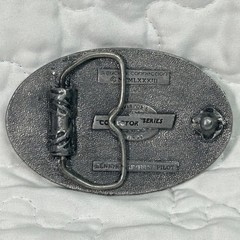 Vintage 1983 Buckle Connection Senior AAF USAF Pilot Wings Belt Buckle Silver