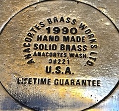 Vintage Rocky Mountain Brake Supply (RMB) Belt Buckle Casper & Elko Solid Brass
